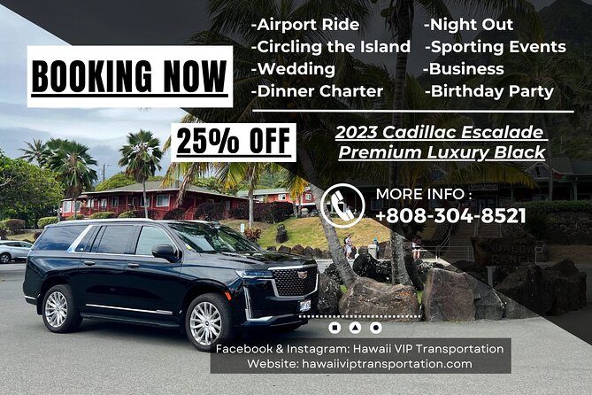 VIP Luxury Transfers: Honolulu Airport ↔ Waikiki ↔ Cruise Port - Inside the vehicle: what luxury means on a 30-minute ride