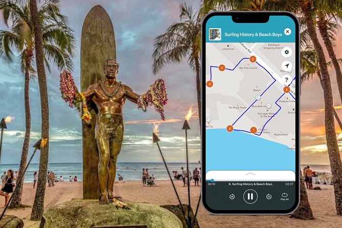 Waikiki Self-Guided Audio Walking Tour - Entering the Shaka Guide app: what you need on your phone