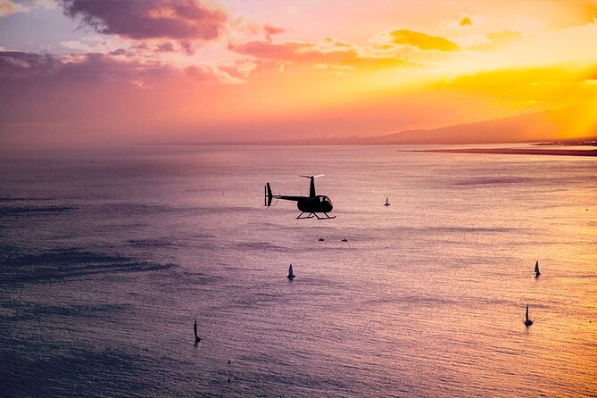 Waikiki Sunset - 50 Min Helicopter Tour - Doors Off or On - The route: Honolulu to Diamond Head, then toward Pearl Harbor