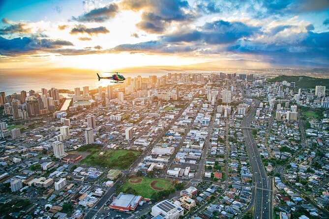 Waikiki Sunset - 50 Min Helicopter Tour - Doors Off or On - Chinaman’s Hat and Ka’a’awa Valley’s inland drama