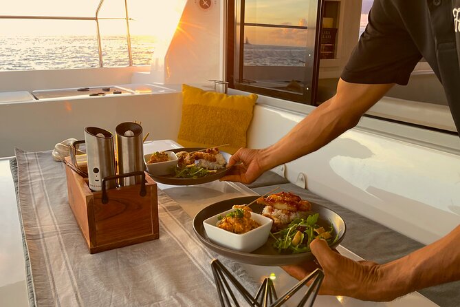 Waikiki's Premier Small Group Sunset Yacht + Tasting - Where You Start: MANA Cruises, Holomoana Street, and a 2-Hour Window