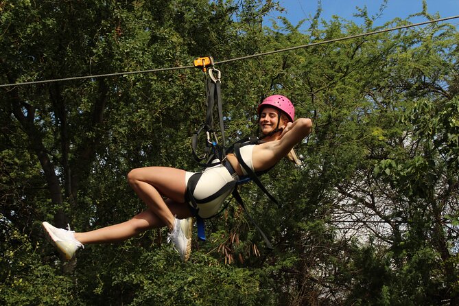 Zip & Dip: Zipline and Wet 'n' Wild Waterpark Combo - Zipline over Coral Crater: what the 3 lines are really for
